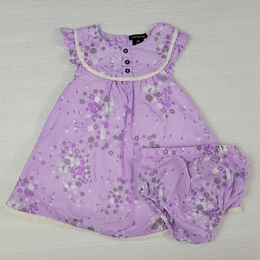 Calvin Klein‎ Gymboree Floral Dress Bundle 18M - Picture 6 of 9